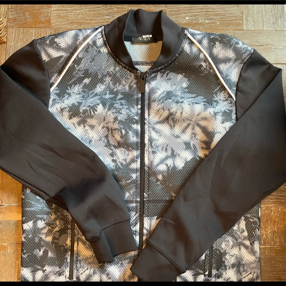 Alala Palm Shadow Mesh Bomber Neoprene Jacket - image 7